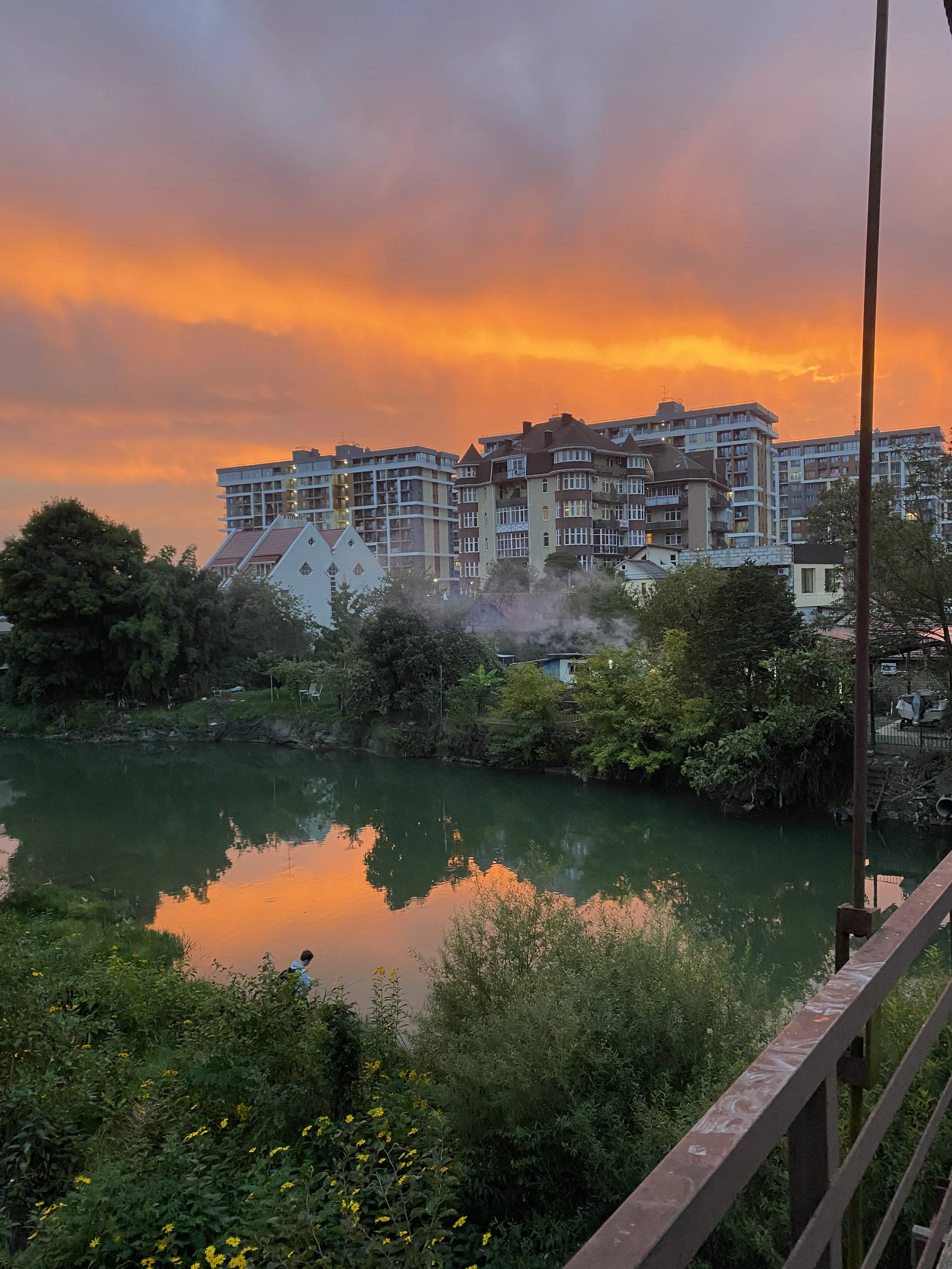 Невероятной красоты закат