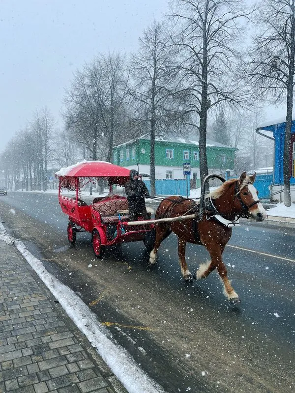 Снег в апреле