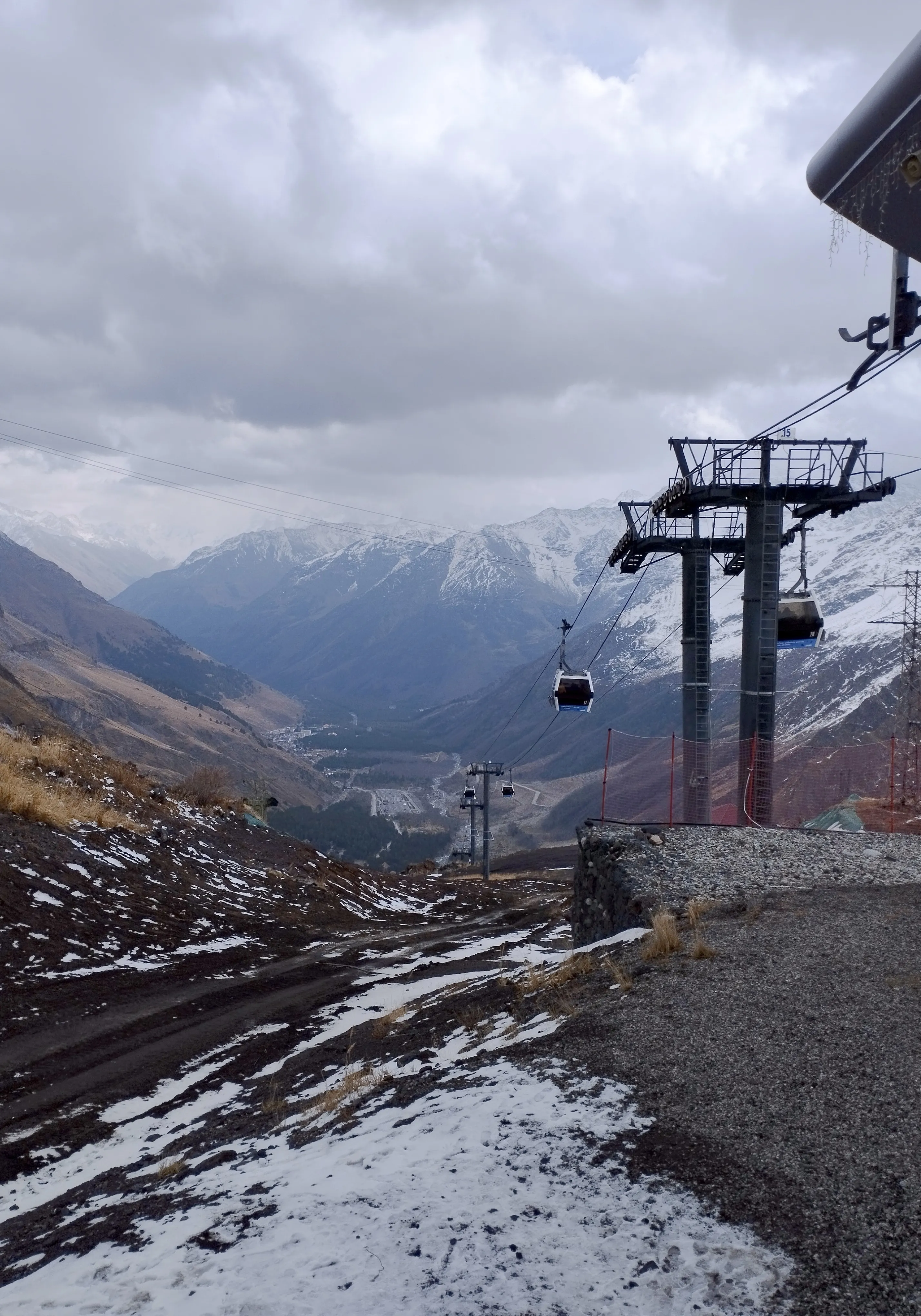 Канатная дорога на Эльбрусе.