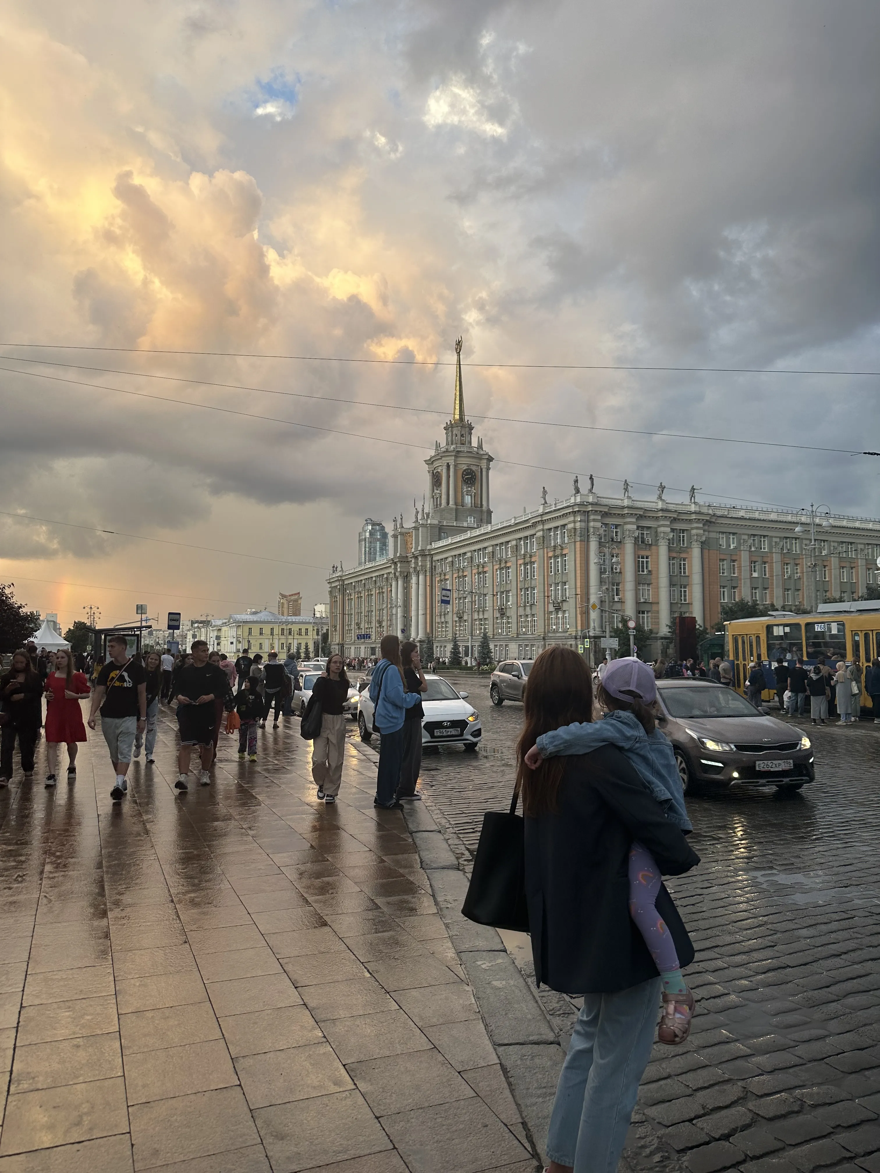 Город после дождя