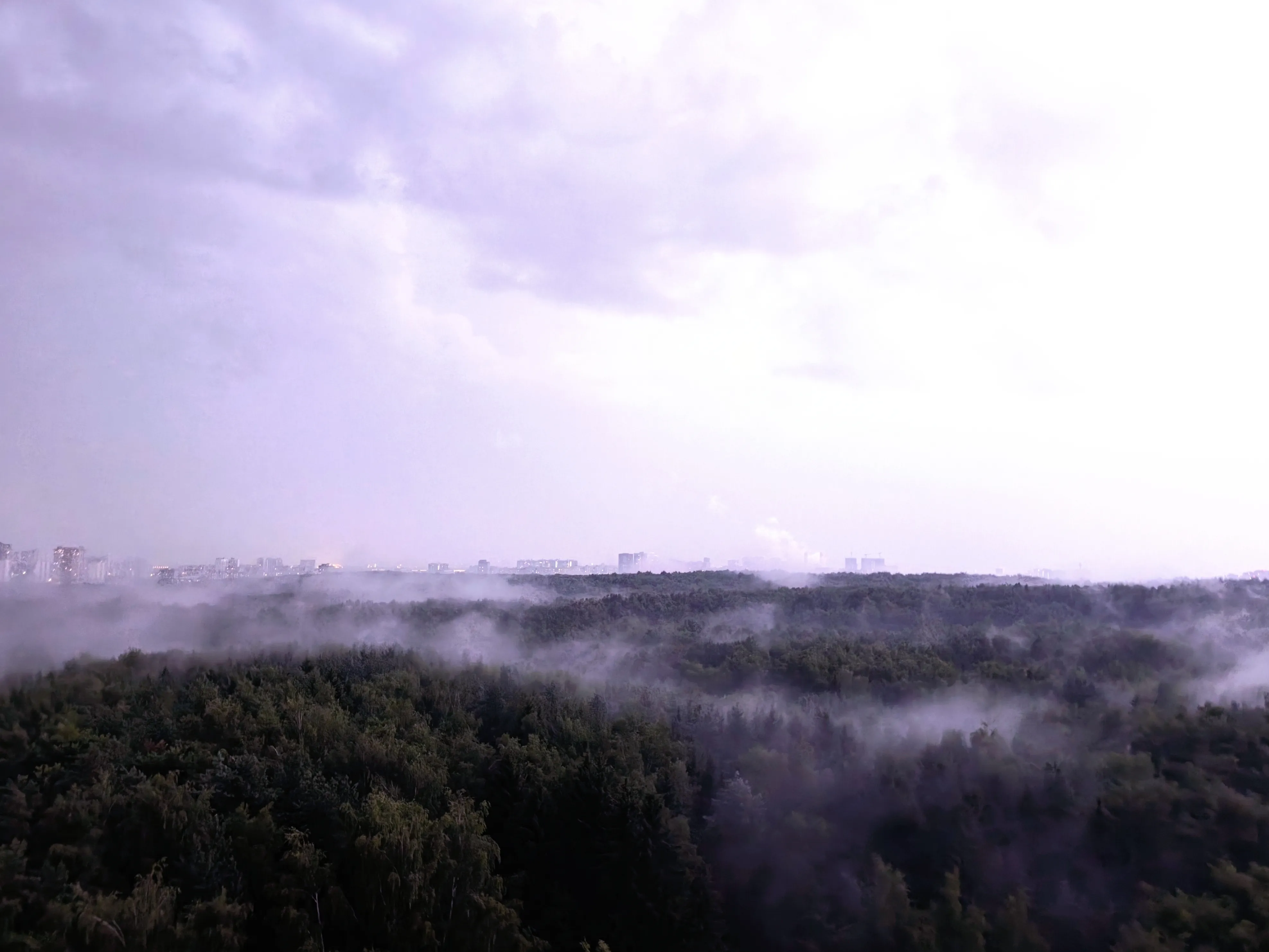 Во время грозы