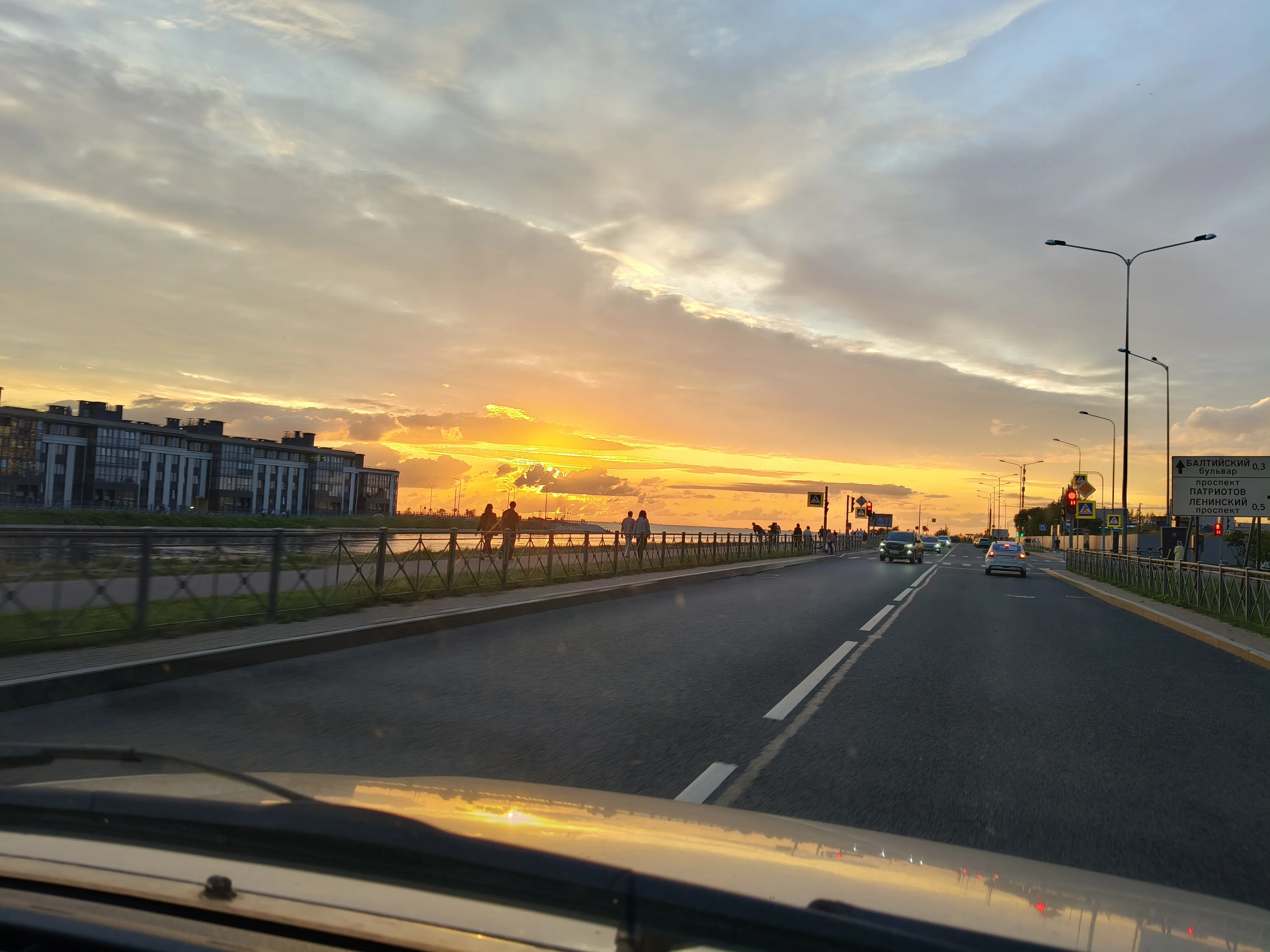 Закат на Финском заливе