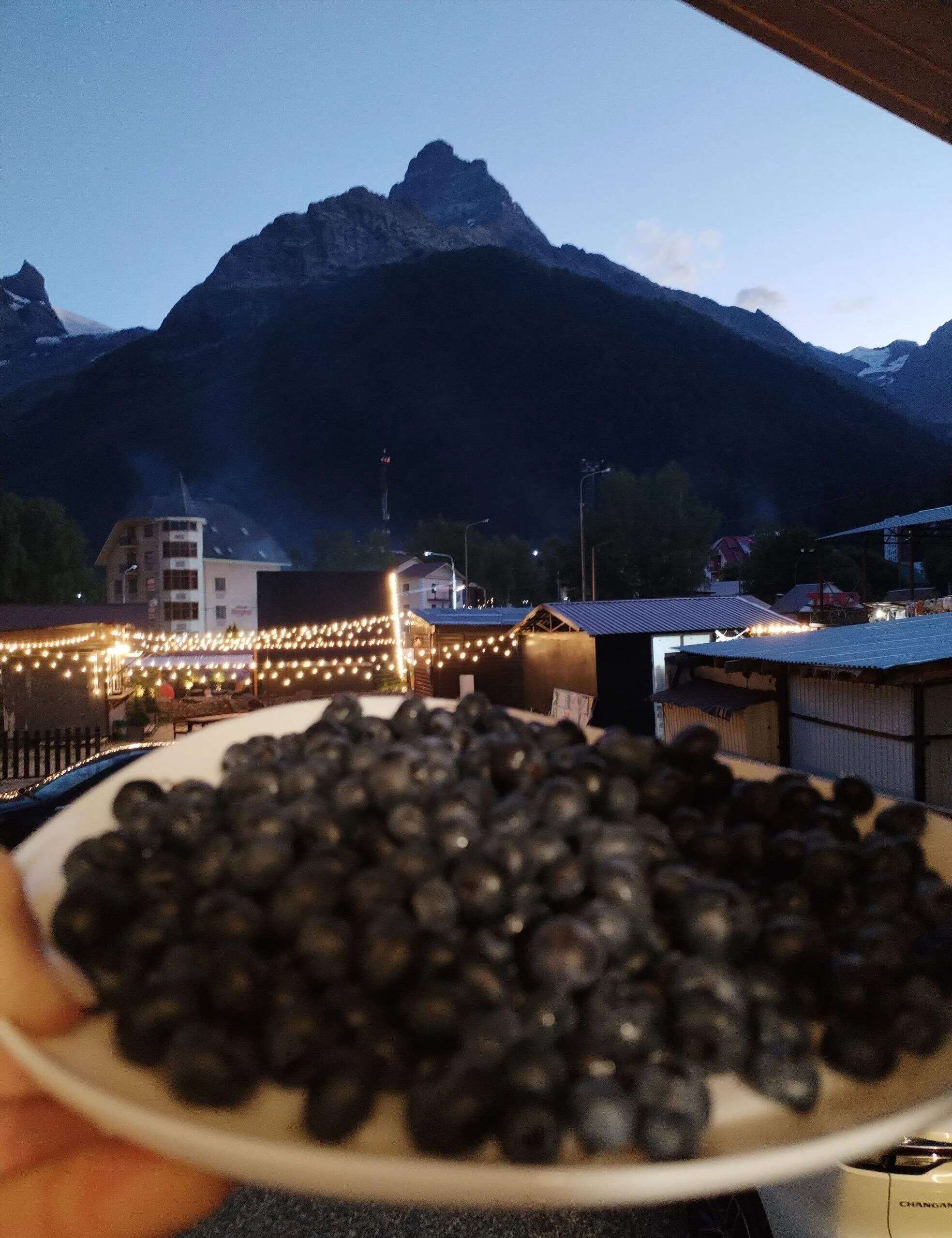 вечер в Домбае