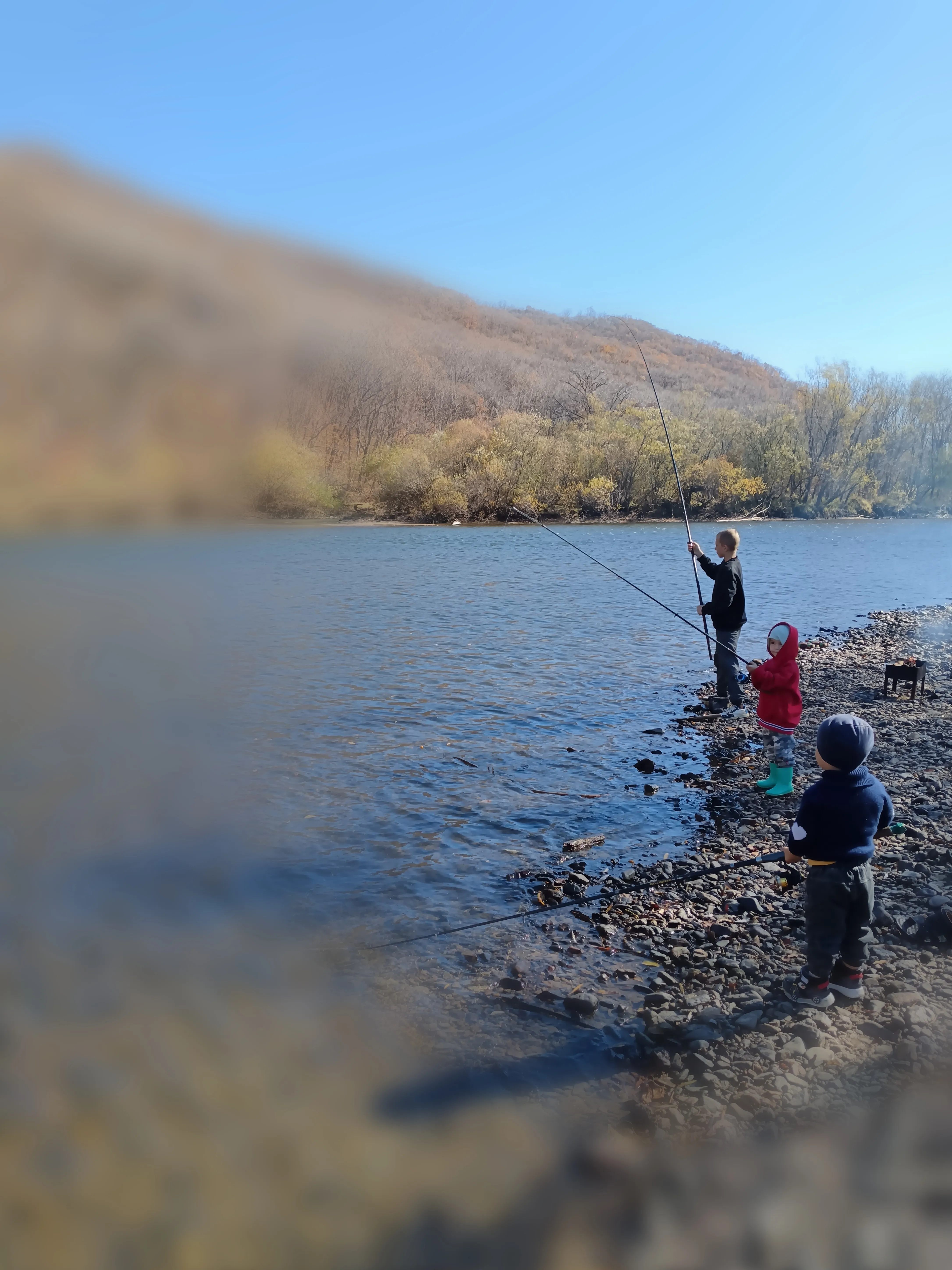 Большая рыбалка маленьких друзей