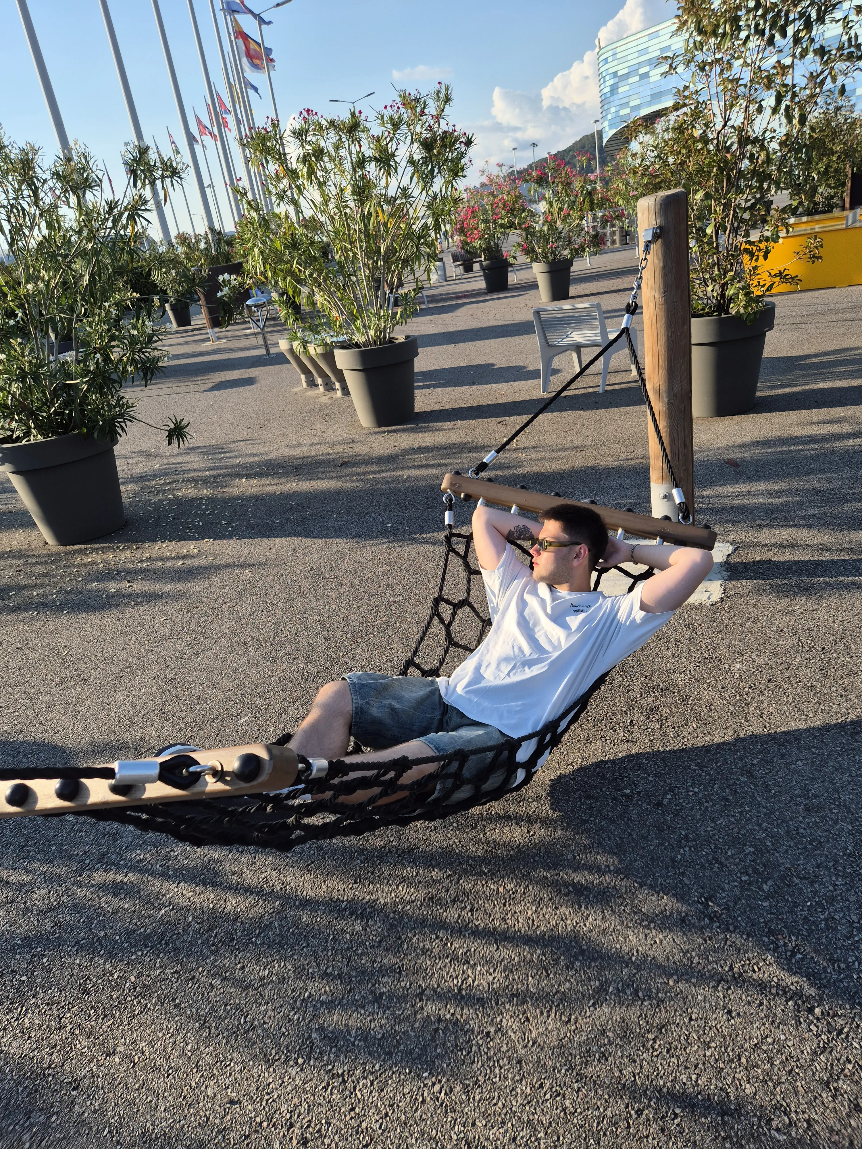 На солнышке