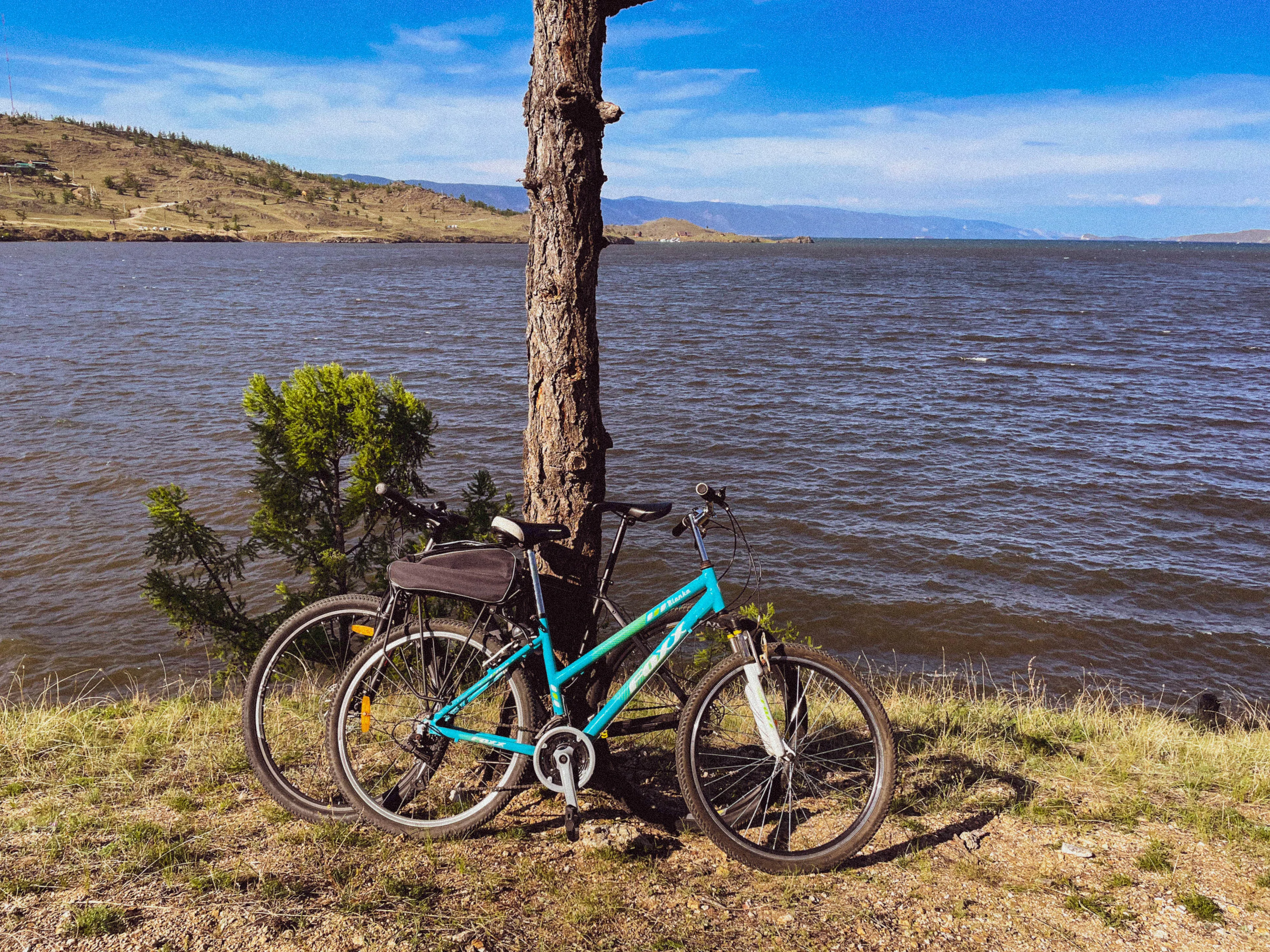 Ольхон под колесом велосипеда