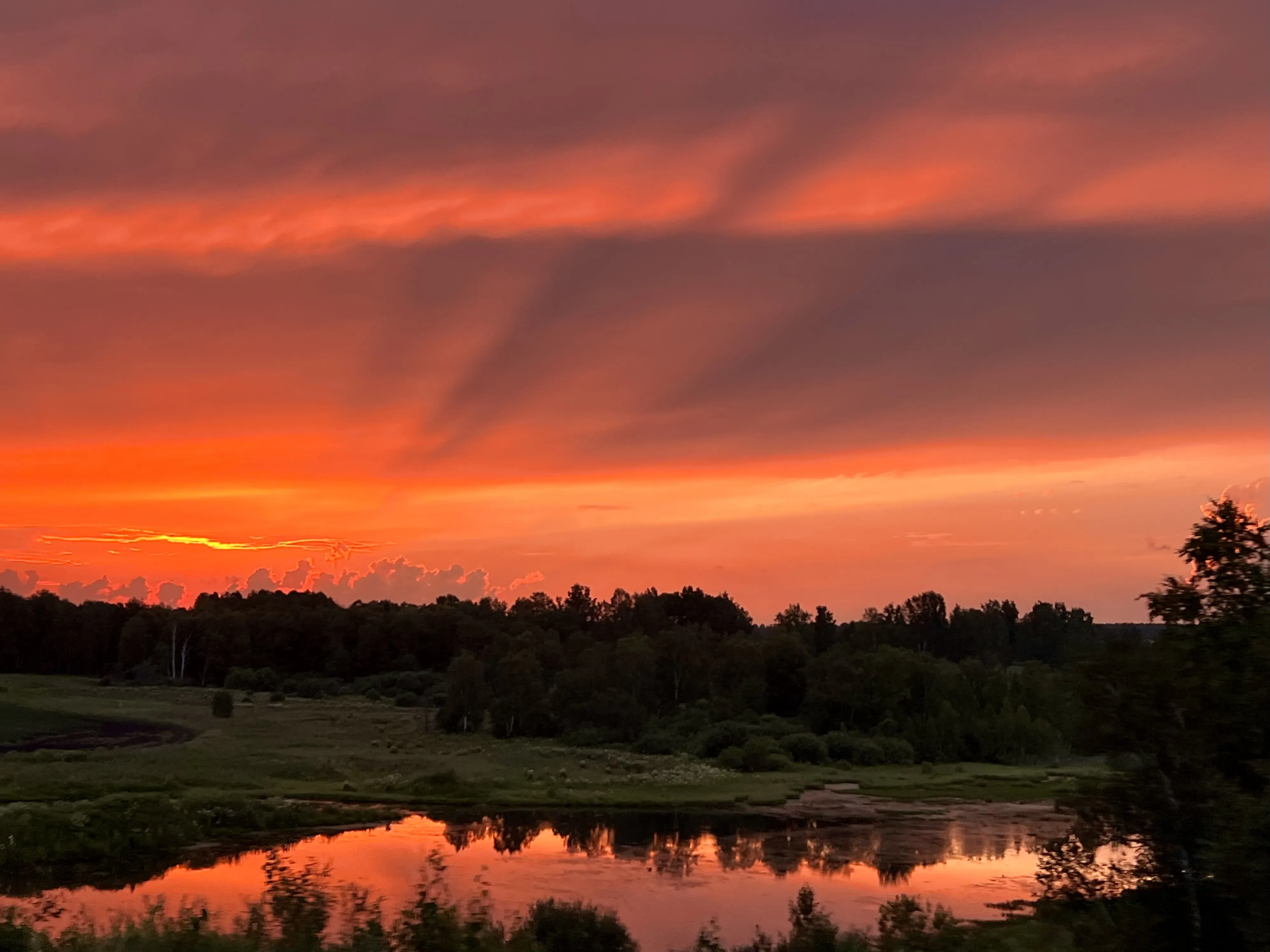 Придорожный закат