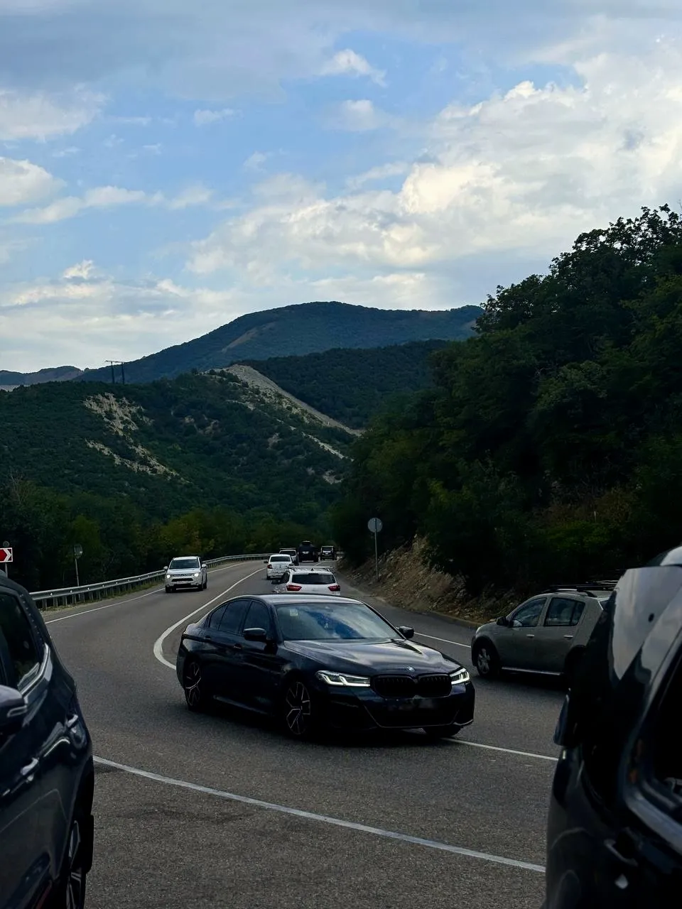 В моменте свободы по дороге в Геленджик