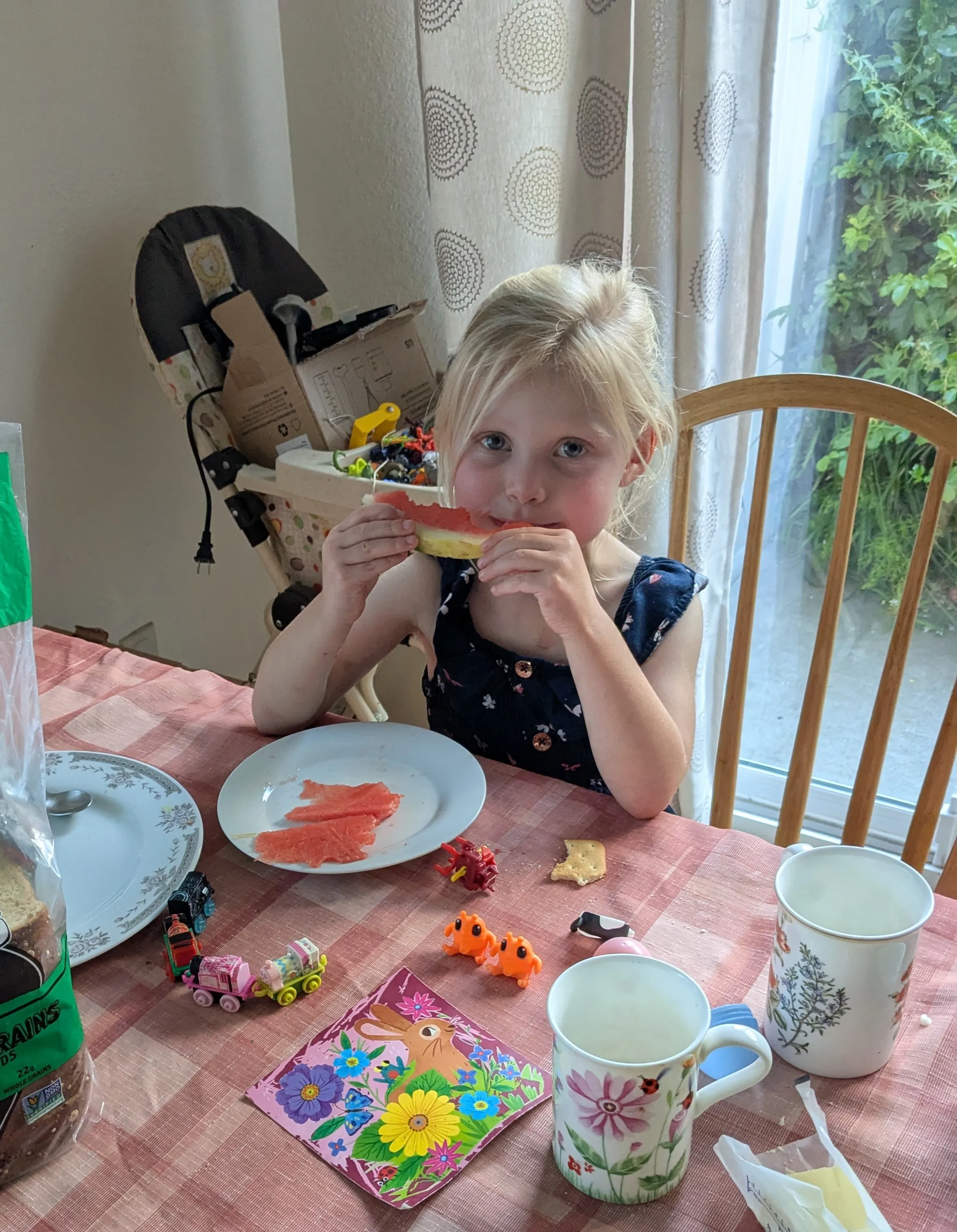 Девочка с арбузом