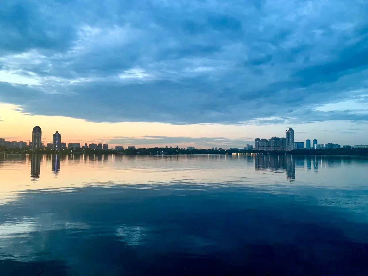 Вечерняя акварель