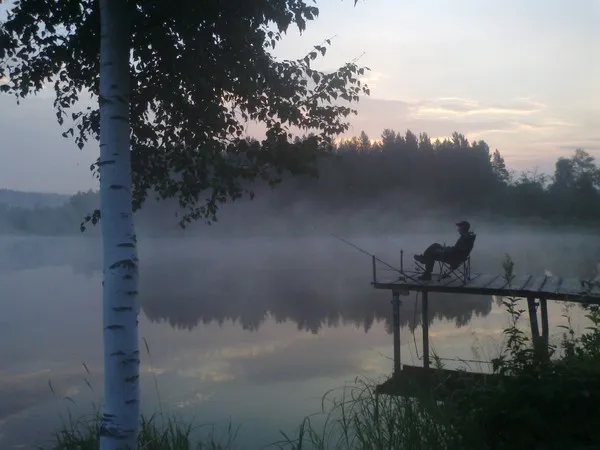утренняя рыбалка