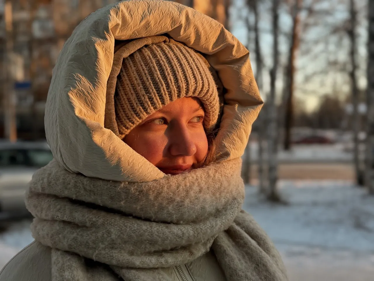 Первый морозный рассвет