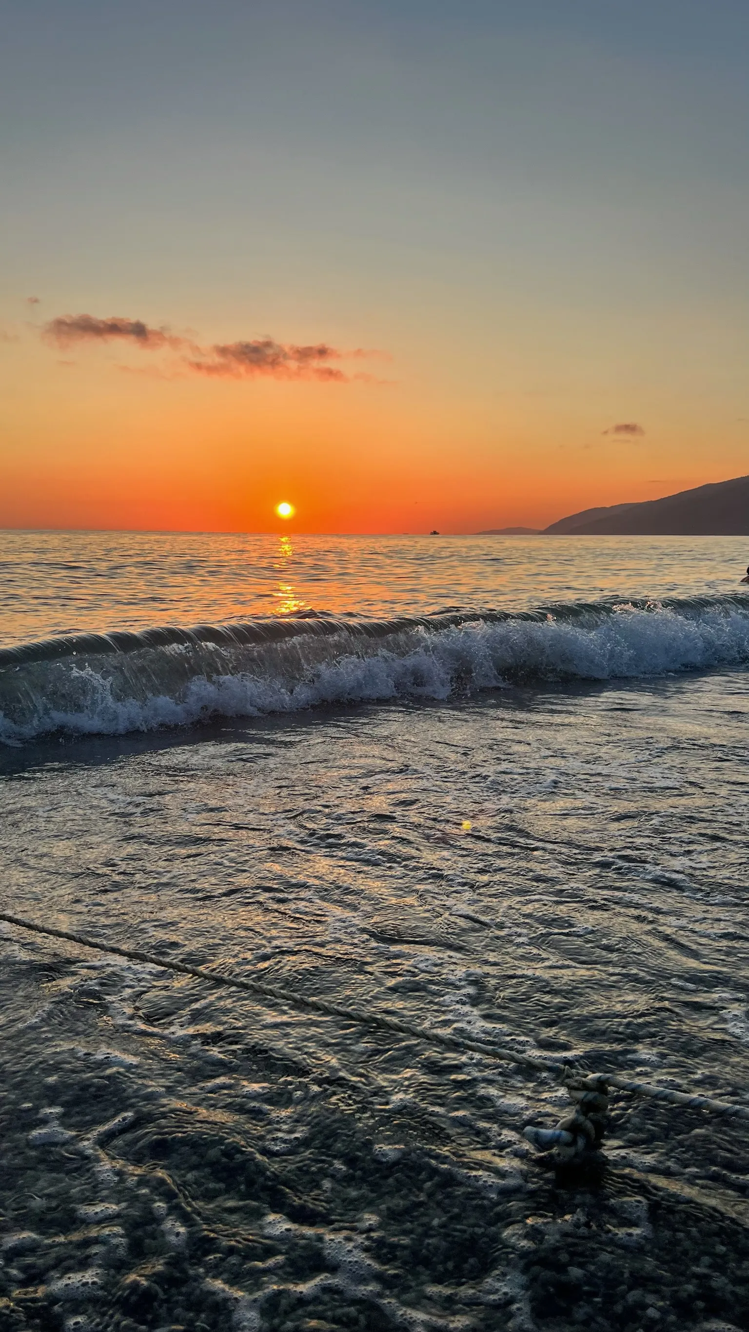 Морской закат.