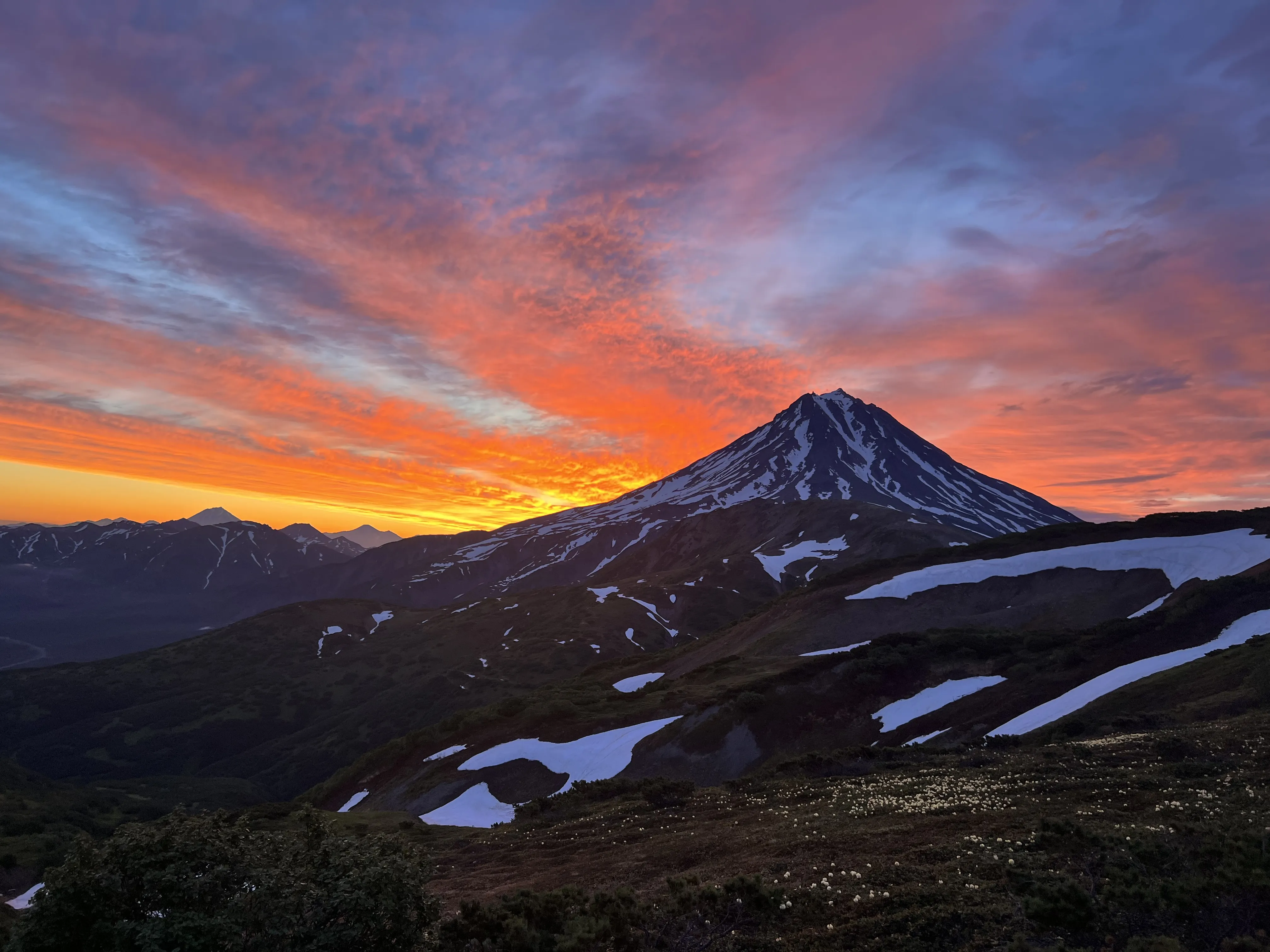 Закат на Камчатке