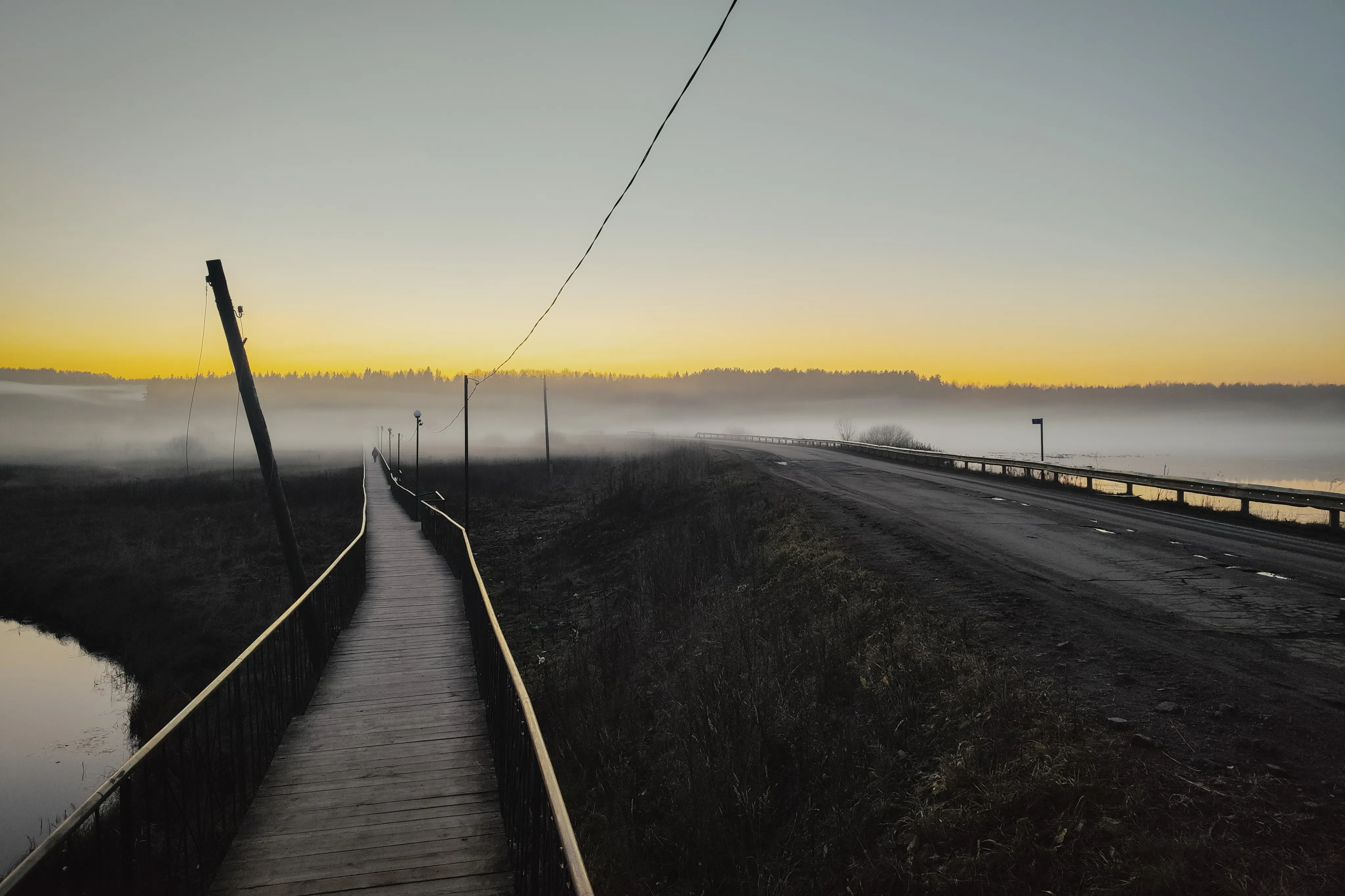 Туман на реке Сеполь