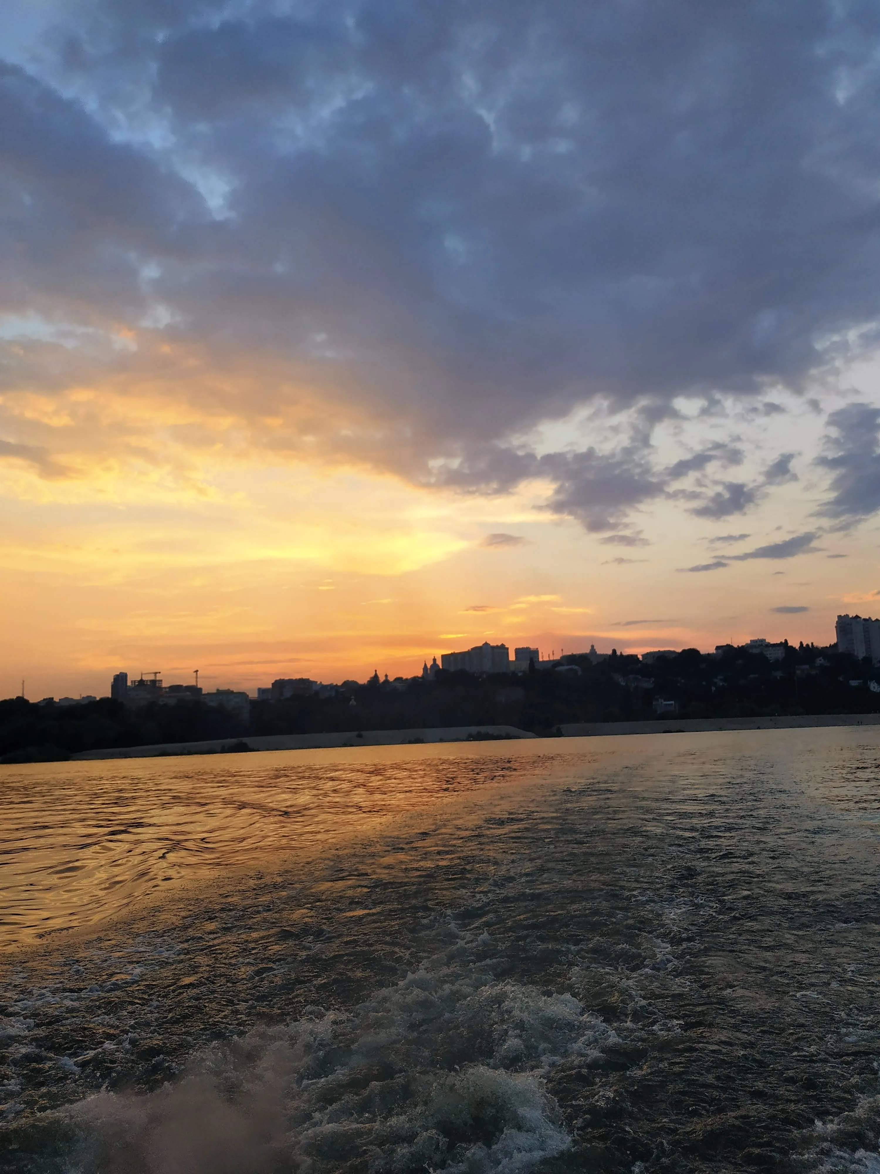 Закат над  Воронежем