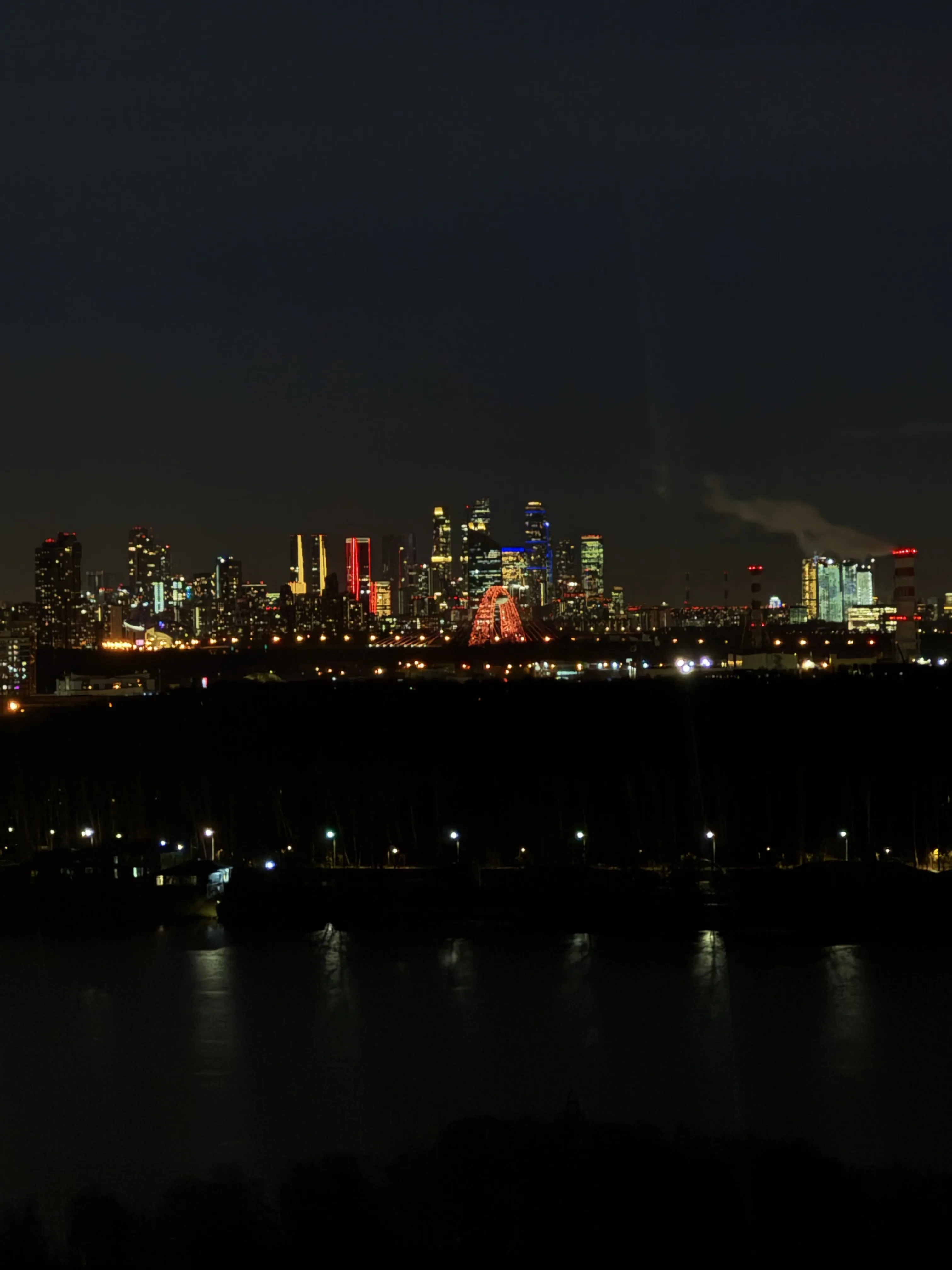 ночная москва в моменте