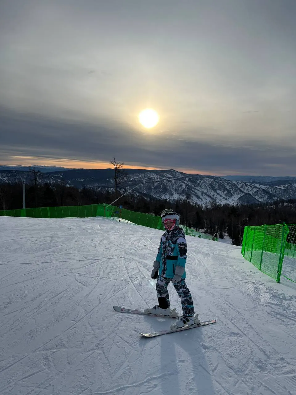 рассвет в горах