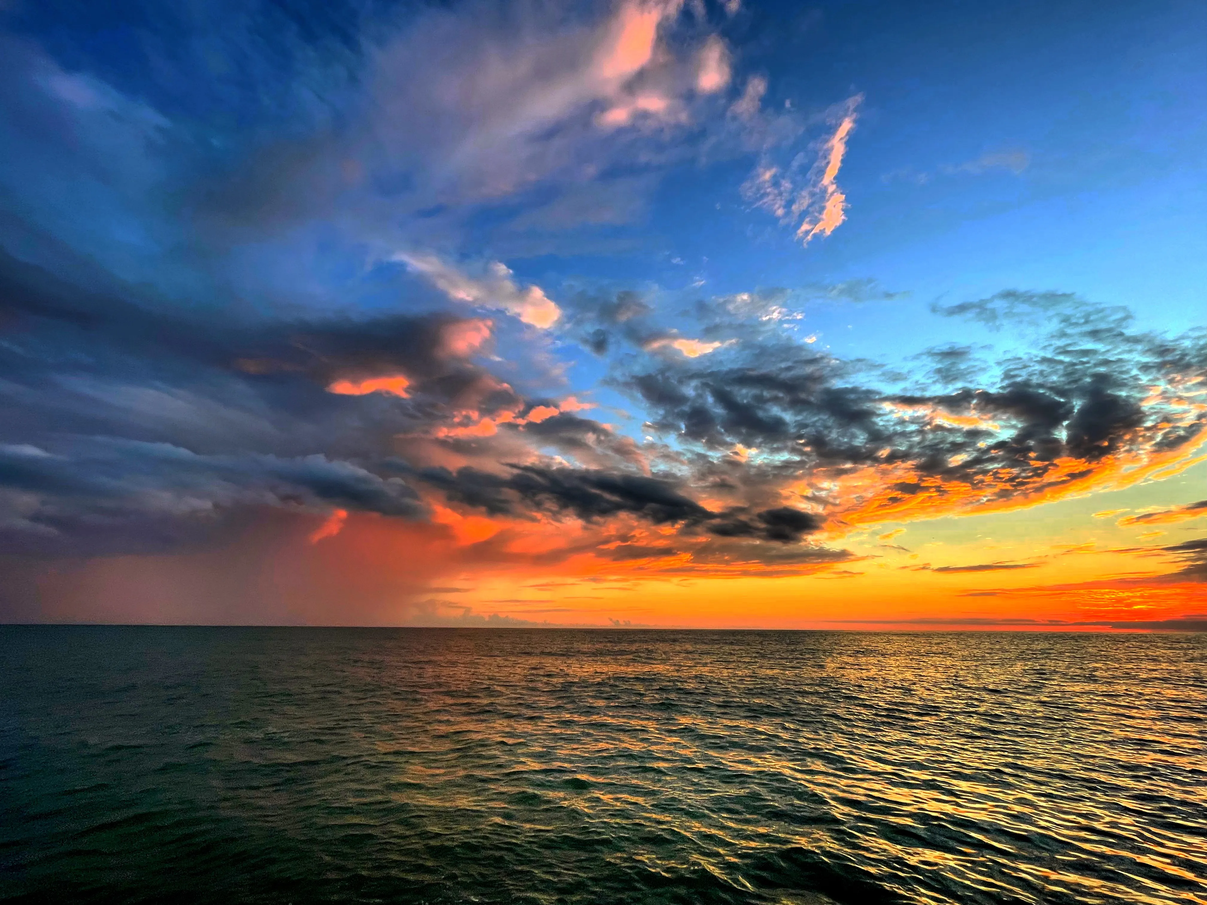 Закат в паузе пути