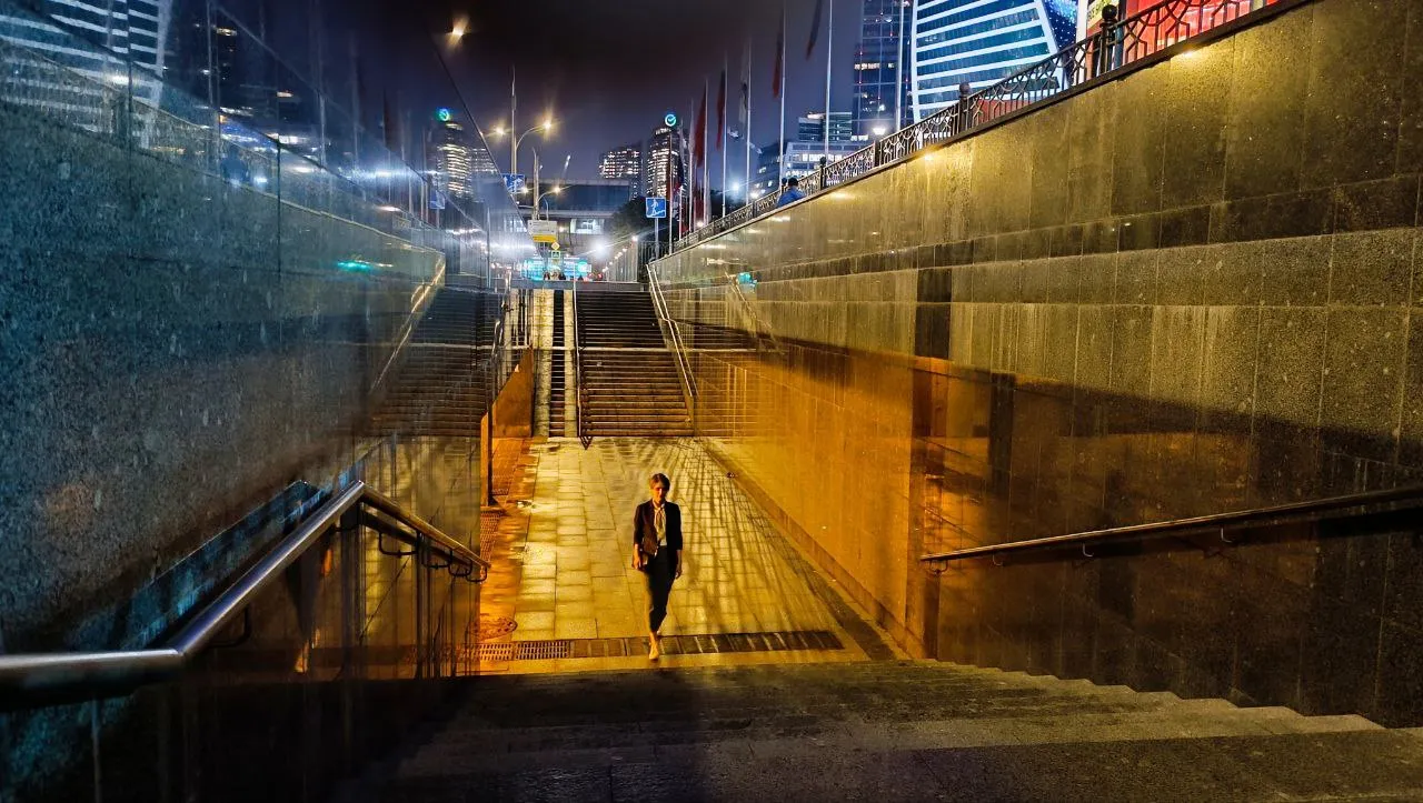 В ночных огнях