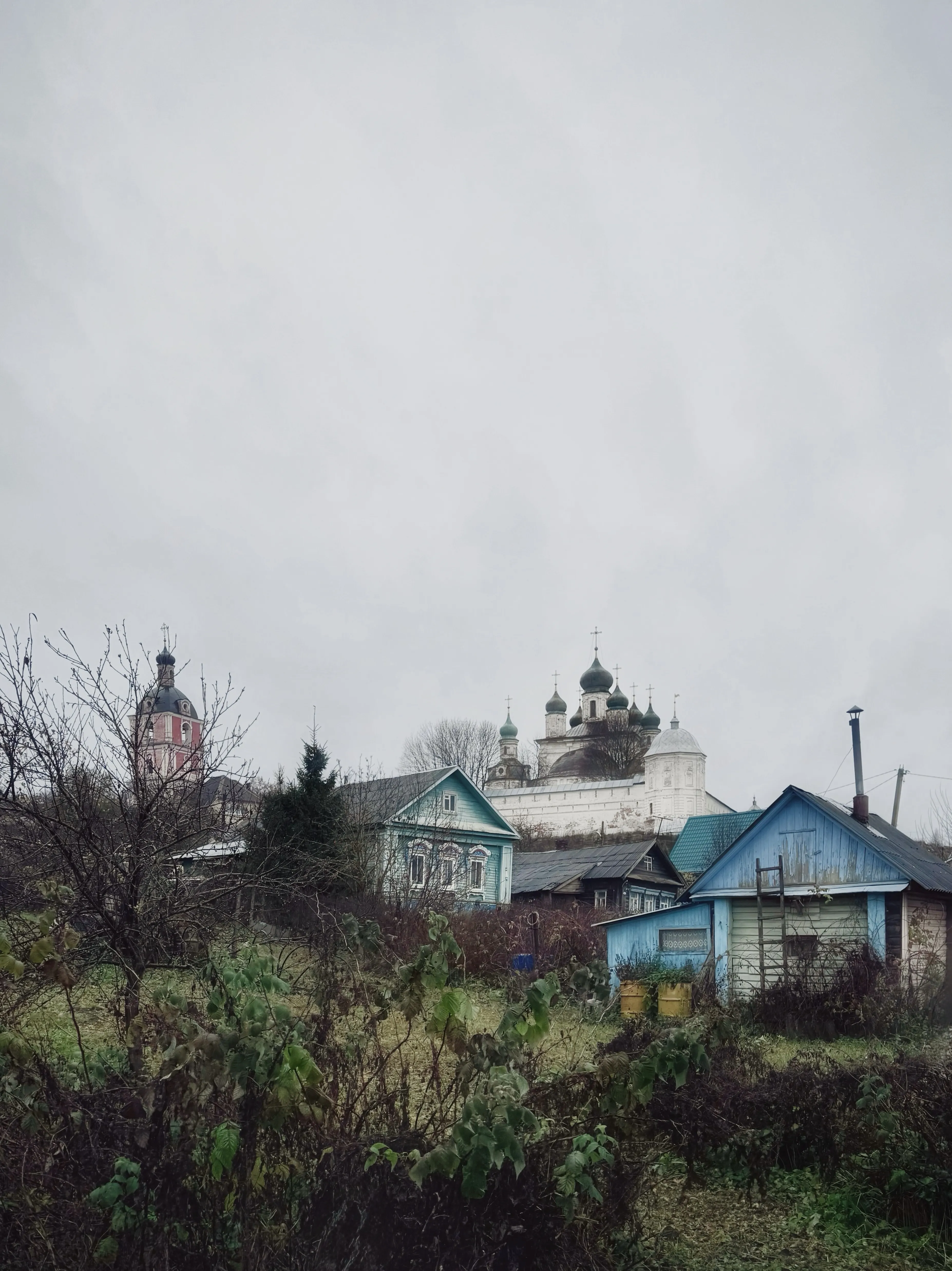 Взгляд через забор. Переславль-Залесский.