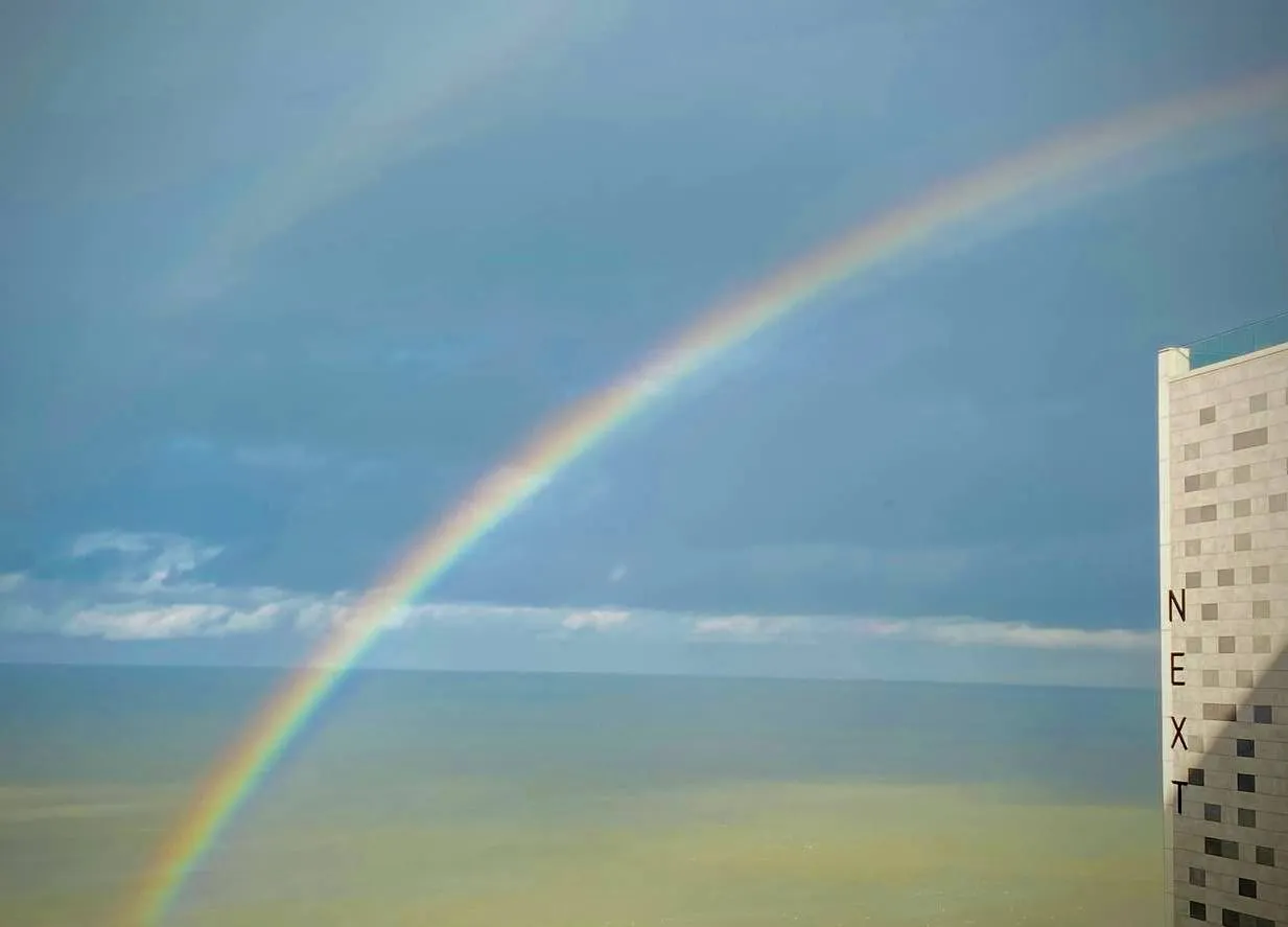 а из нашего окна...