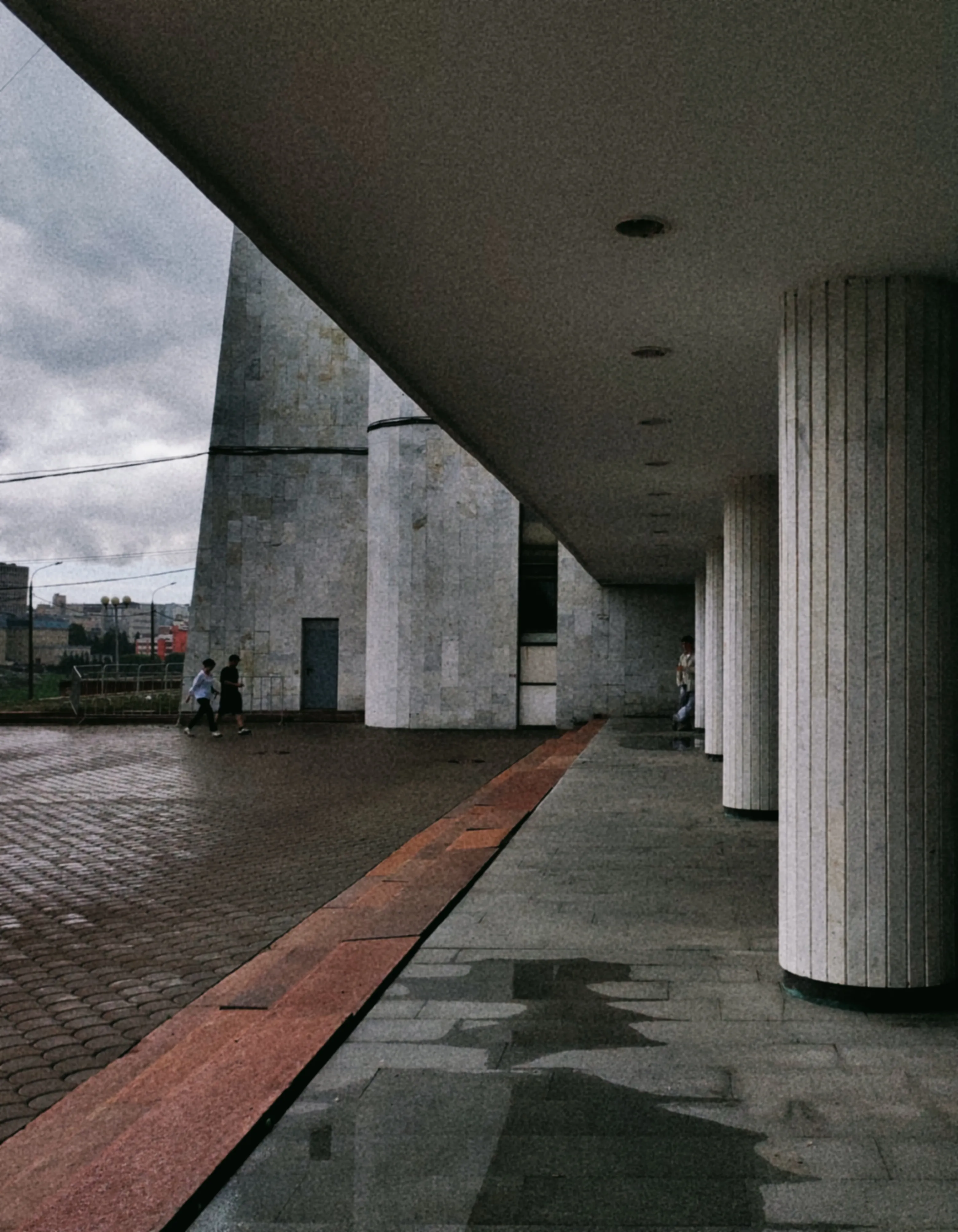 В дождь
