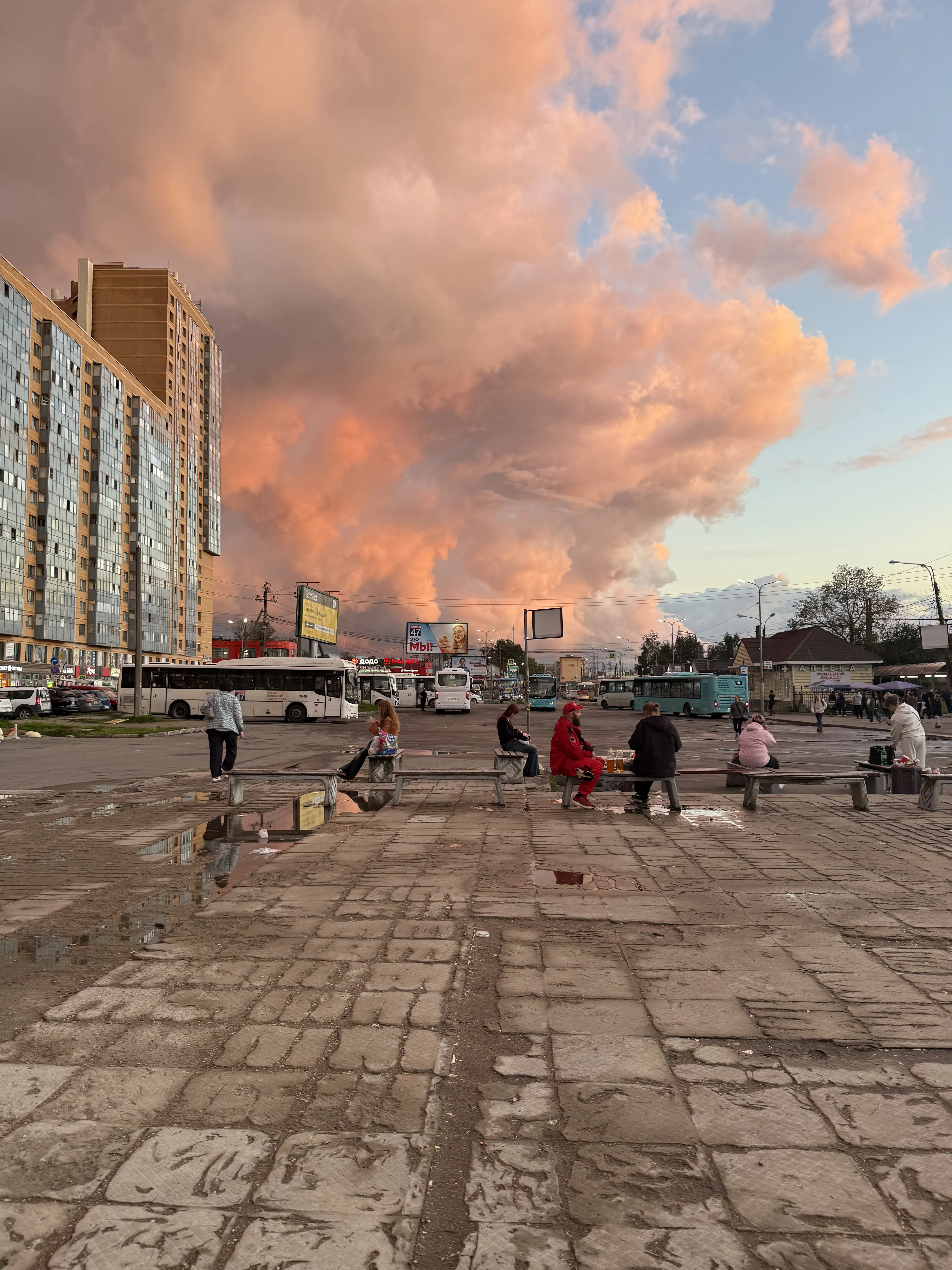 Закат в Мурино