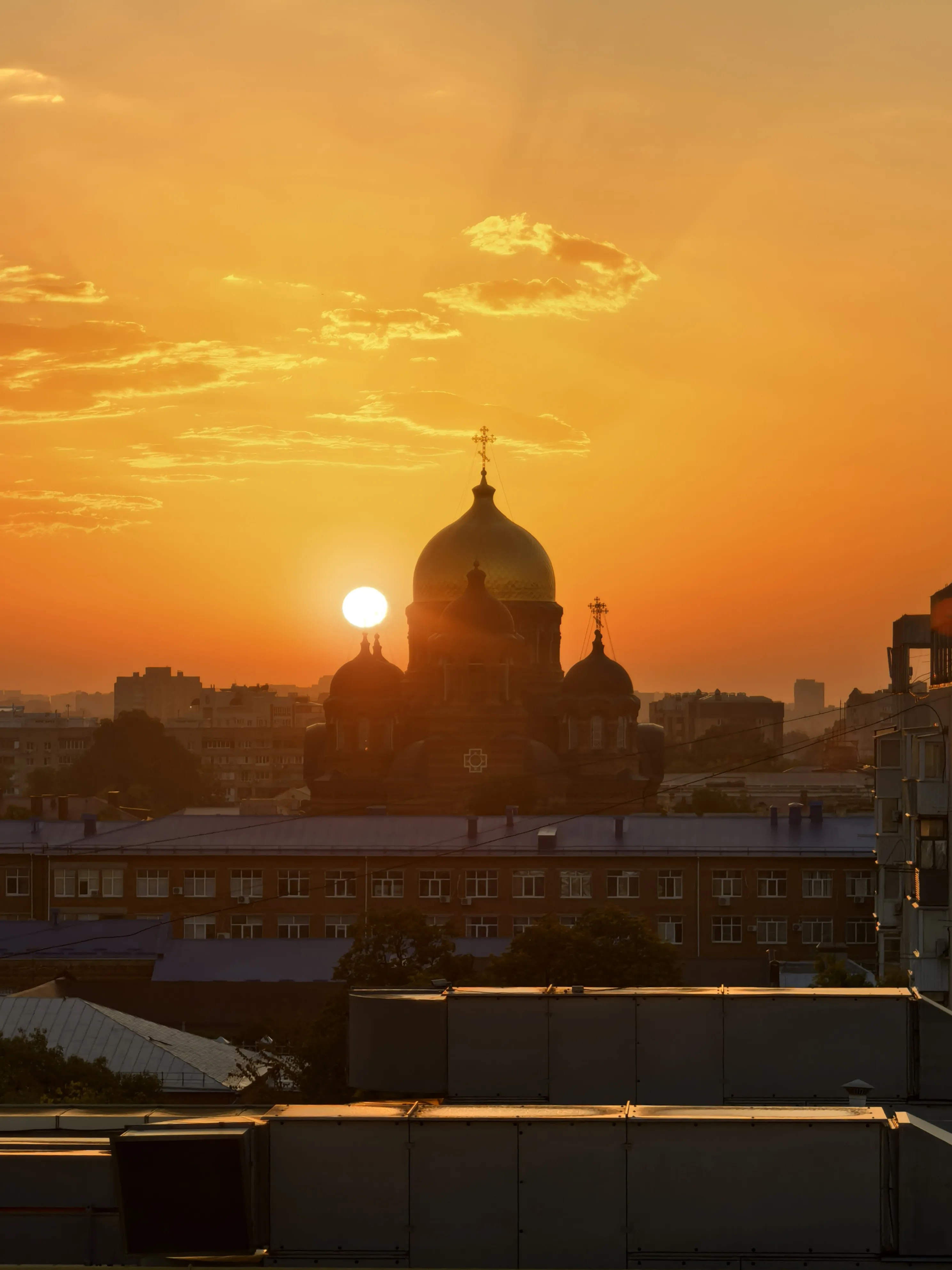 Закат над приделом Храма, Краснодар