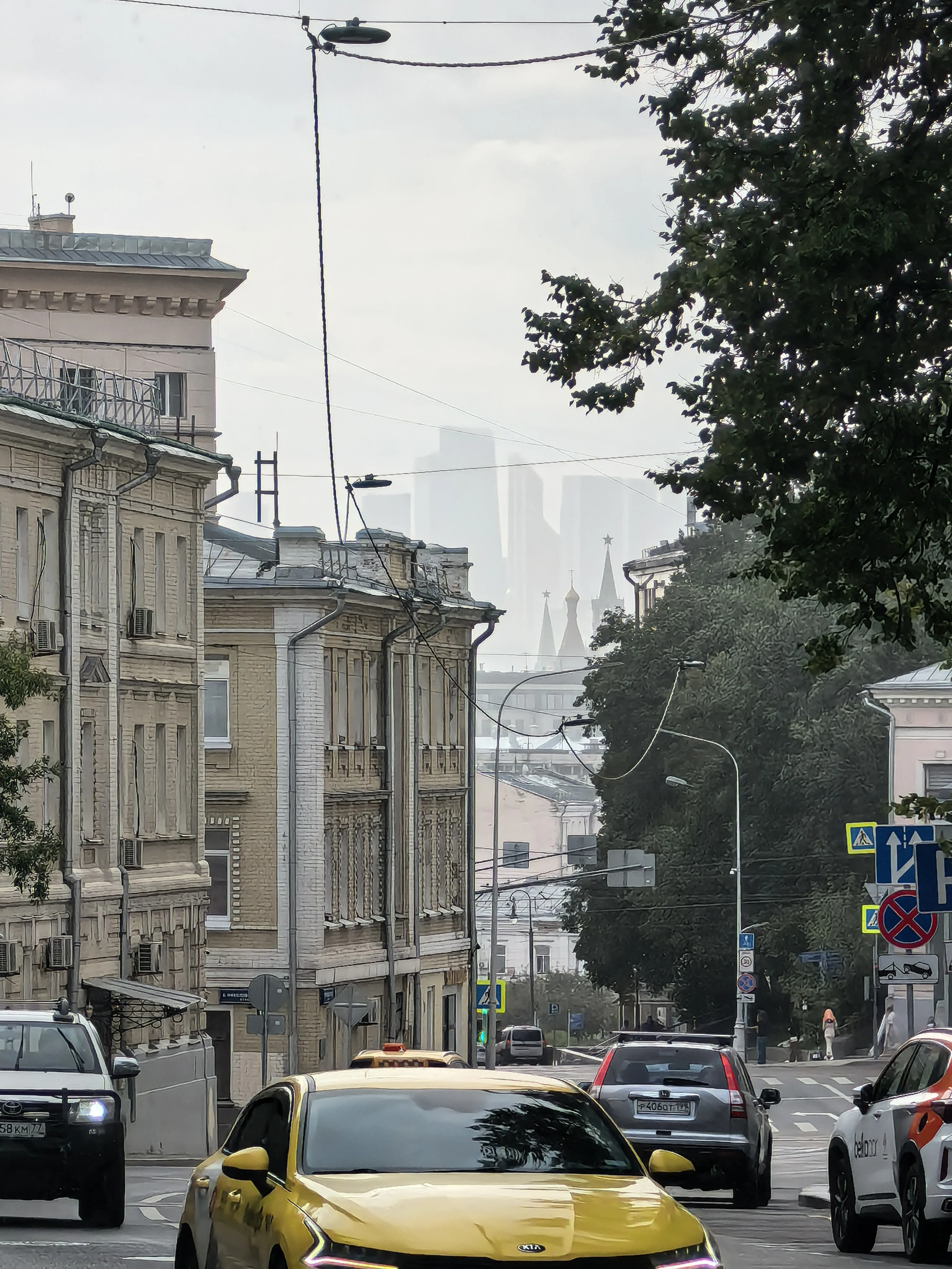 Дождь над Москва-Сити