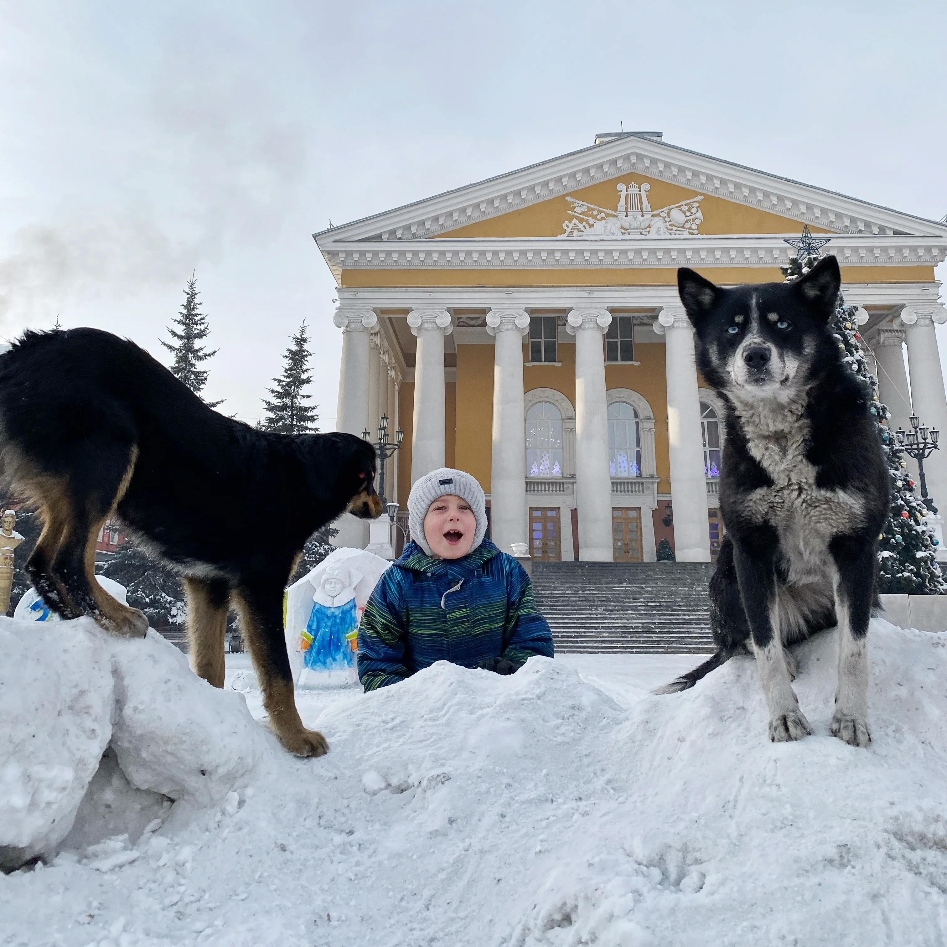 Зима в Сибири