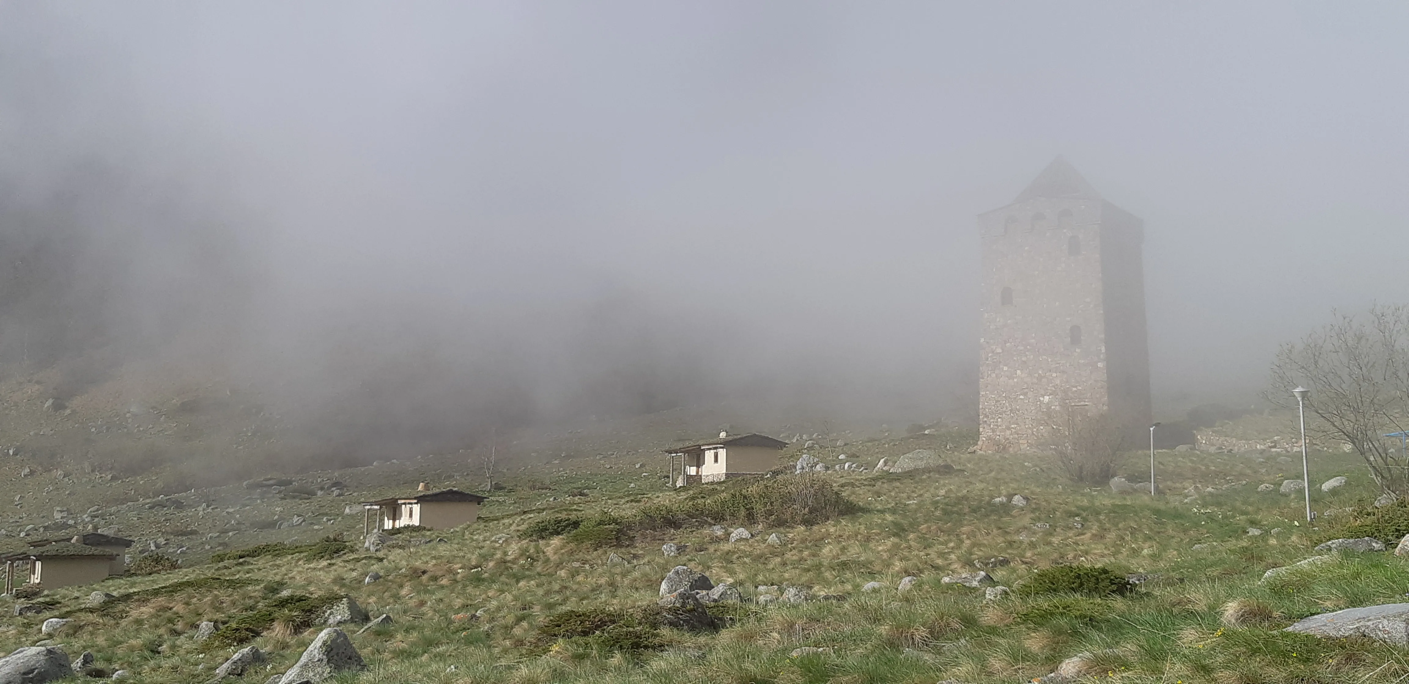 Туман рассеивается