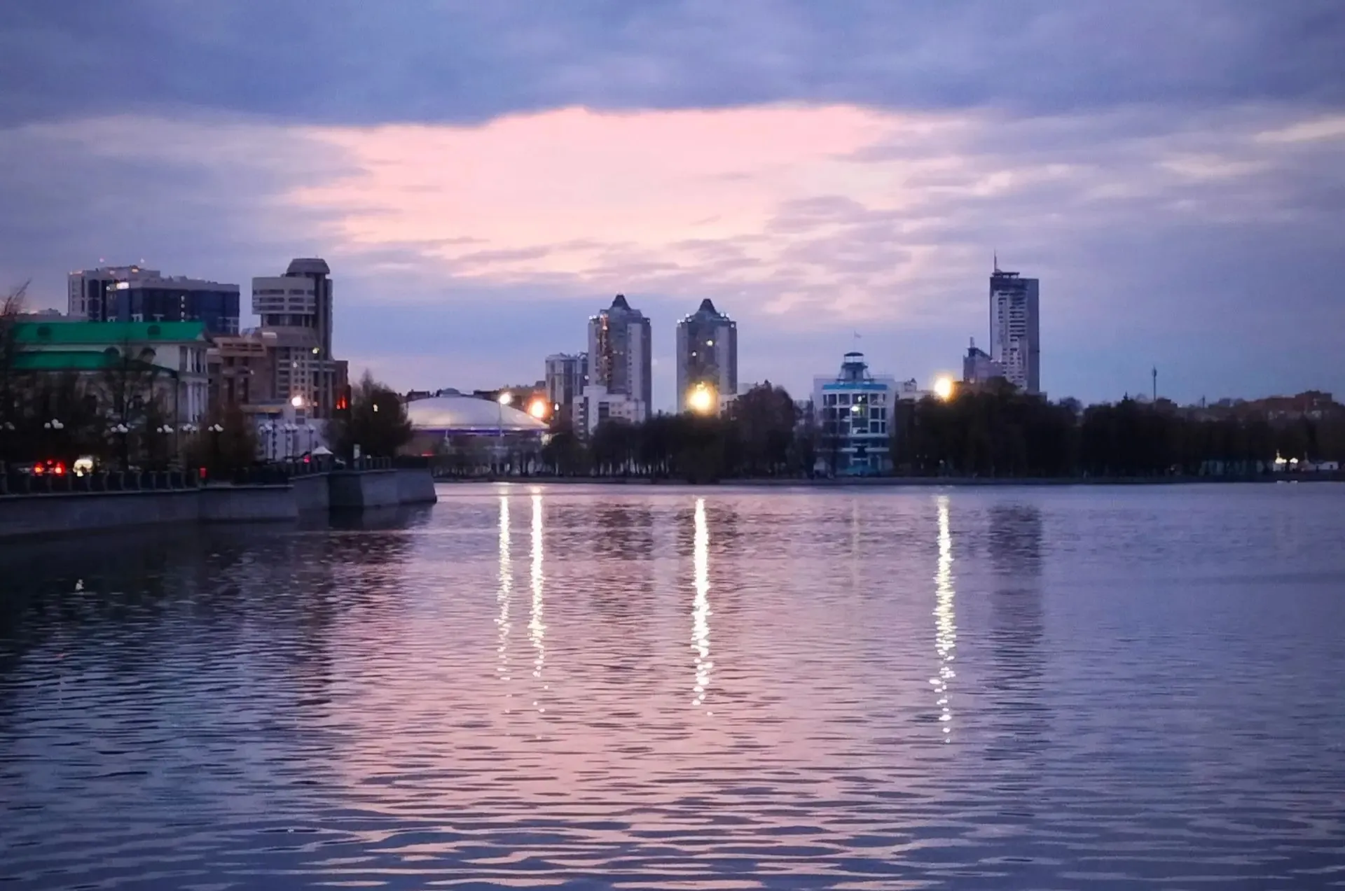 Сумерки над городом