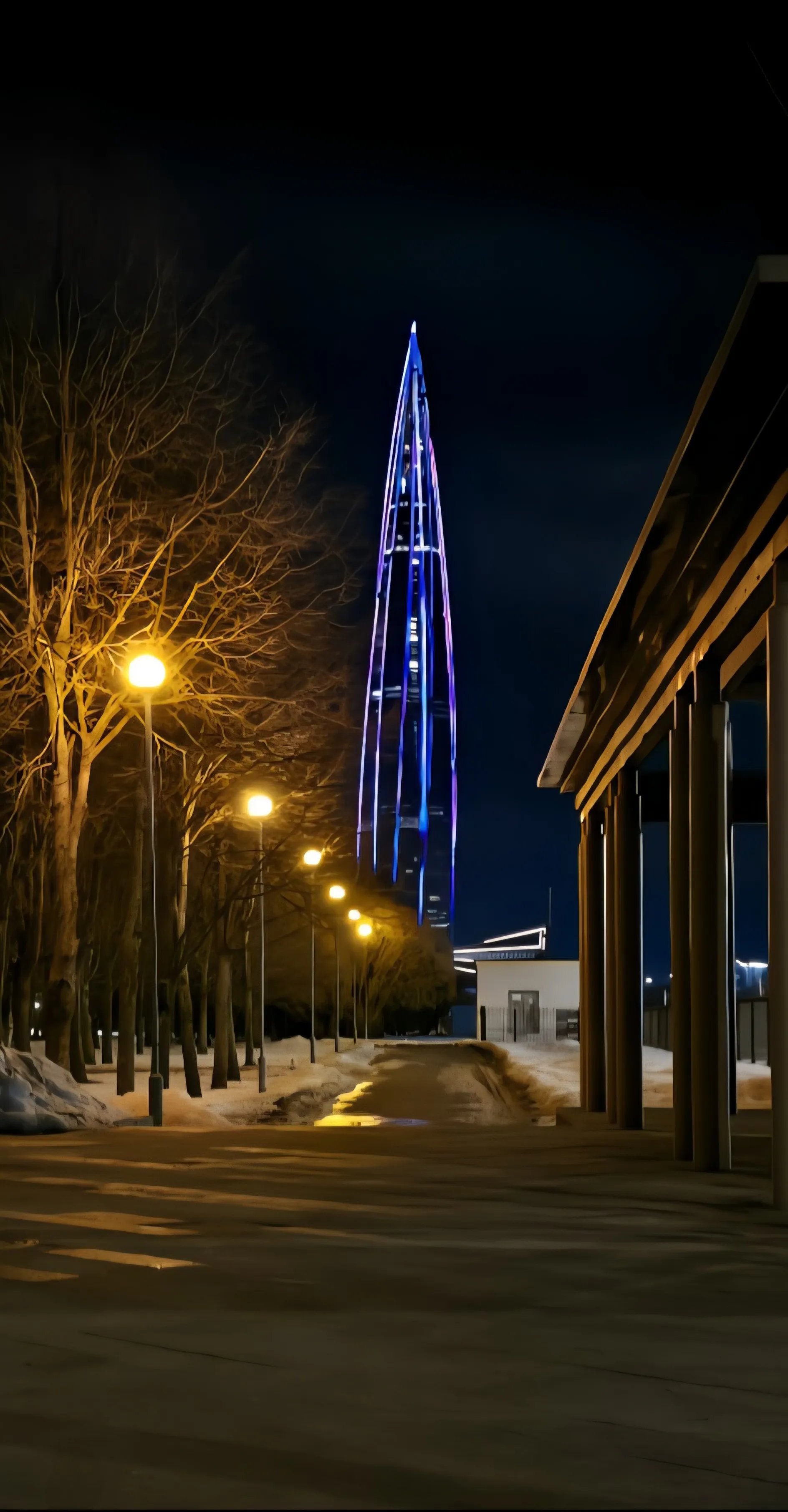 Вид на Лахта Центр