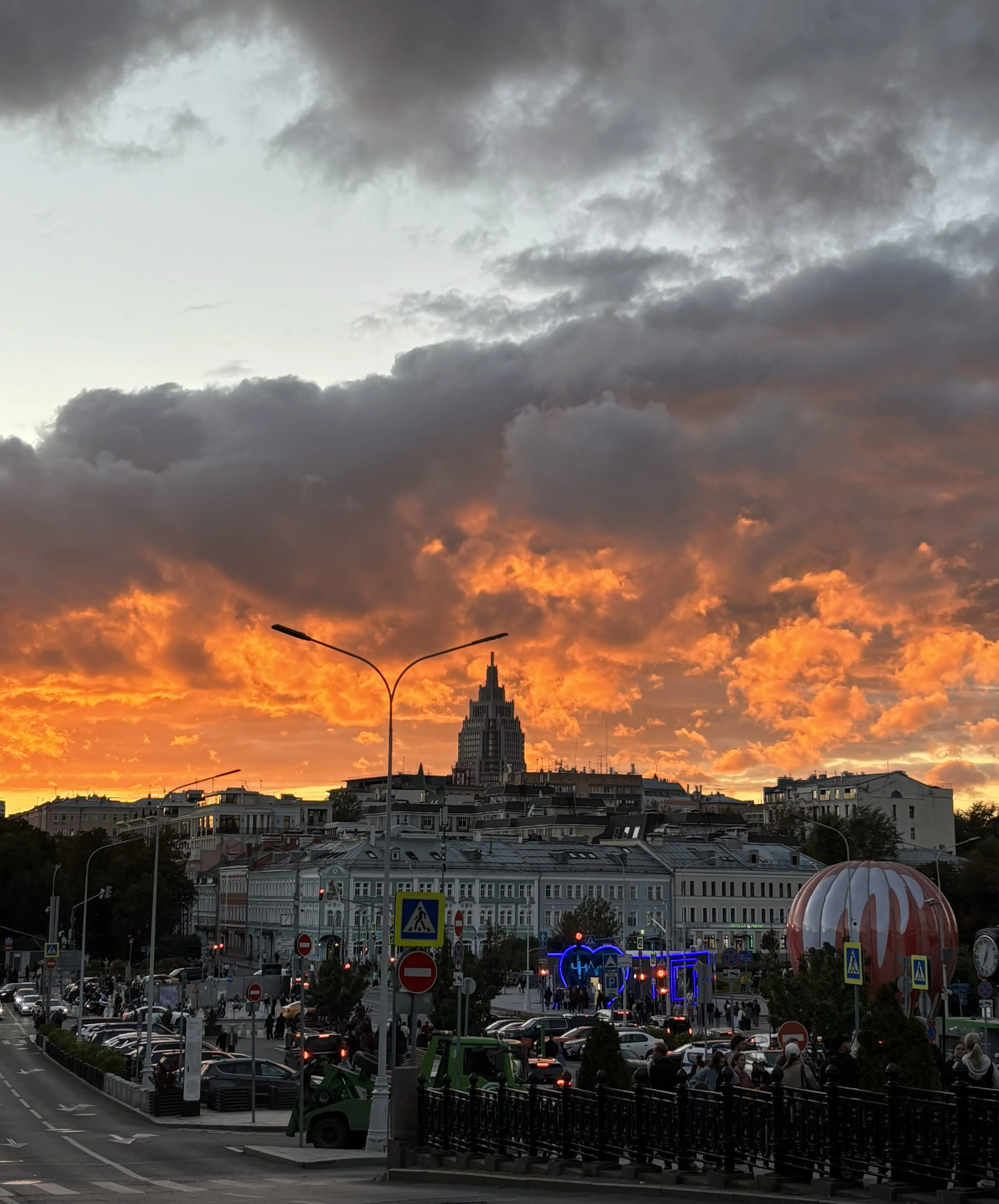 Москва в "огне"